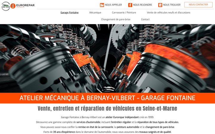 Screenshot of garagefontaine.fr