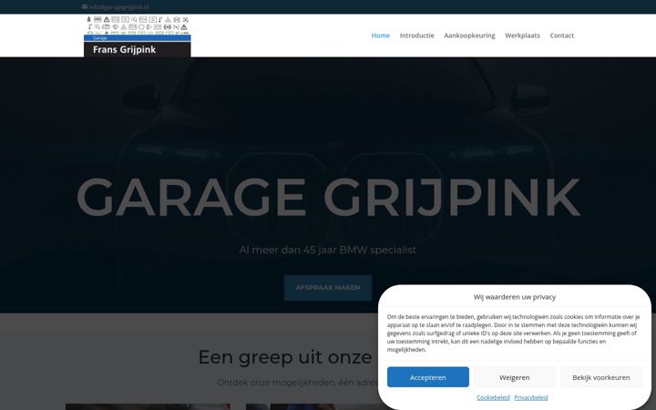 Screenshot of garagegrijpink.nl