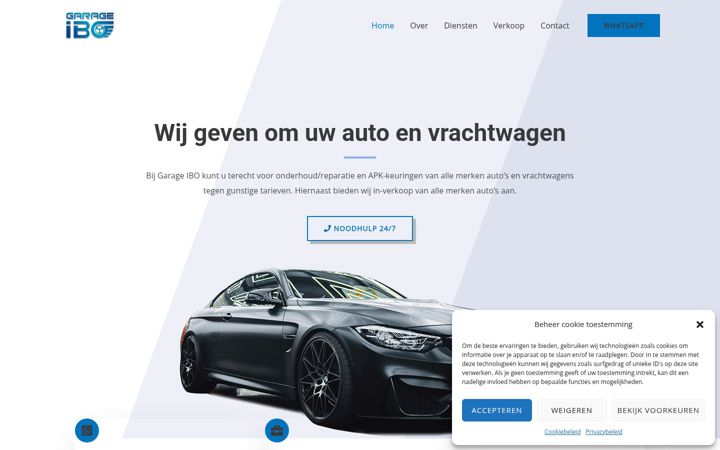 Screenshot of garageibo.com