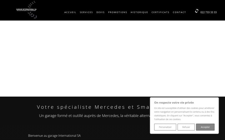 Screenshot of garageinternational.ch