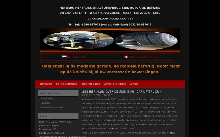 Screenshot of garagekrikken.be