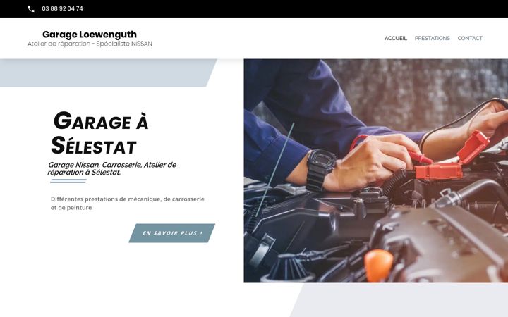 Screenshot of garageloewenguth.fr