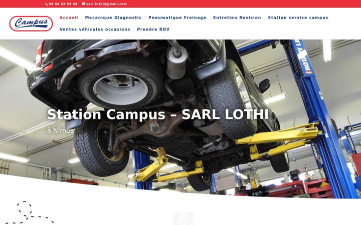 Screenshot of garagelothi.fr