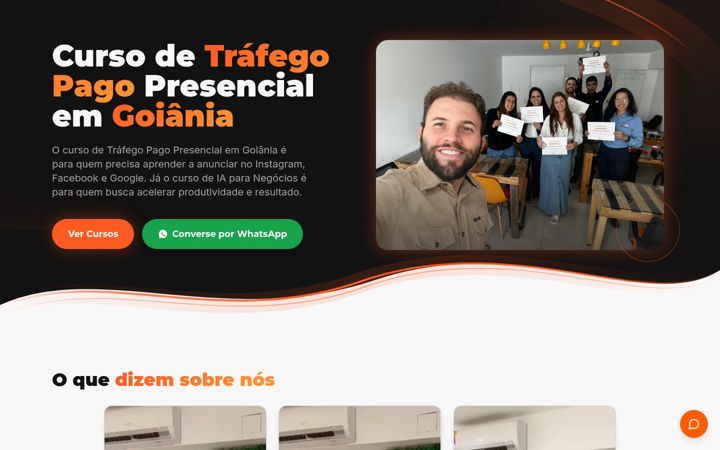 Screenshot of garagemdeideias.com.br