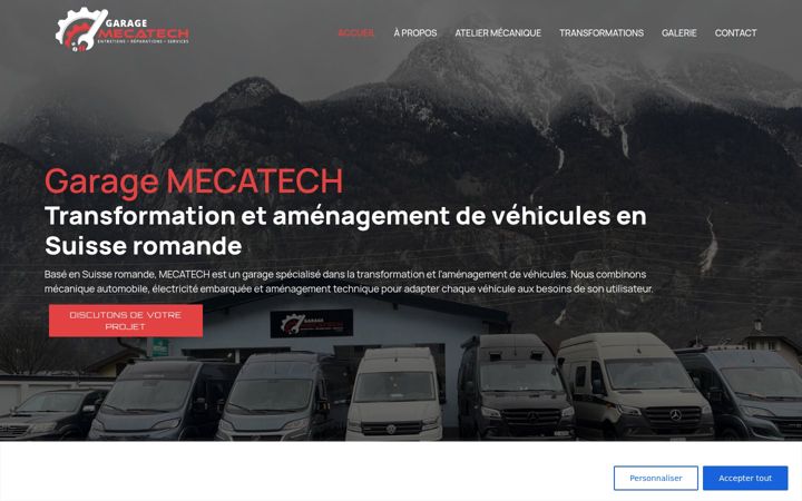 Screenshot of garagemecatech.ch