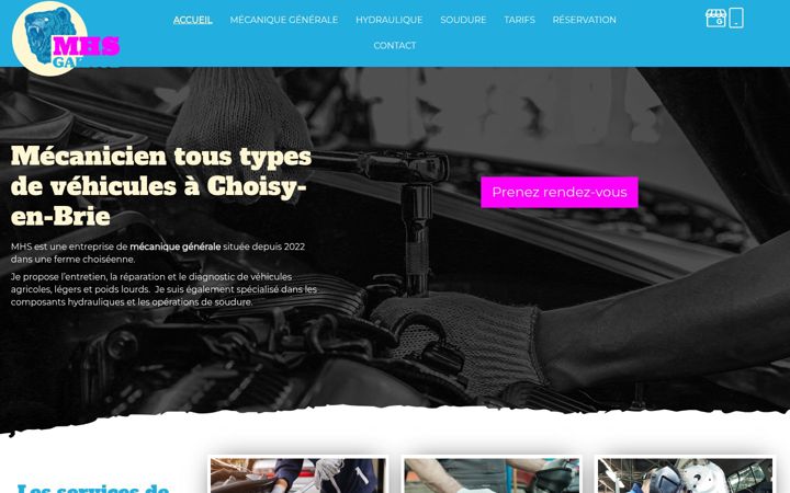 Screenshot of garagemhs.fr