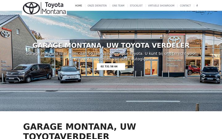 Screenshot of garagemontana.be