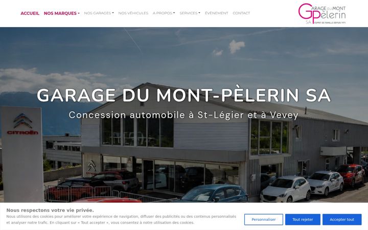 Screenshot of garagemontpelerin.ch