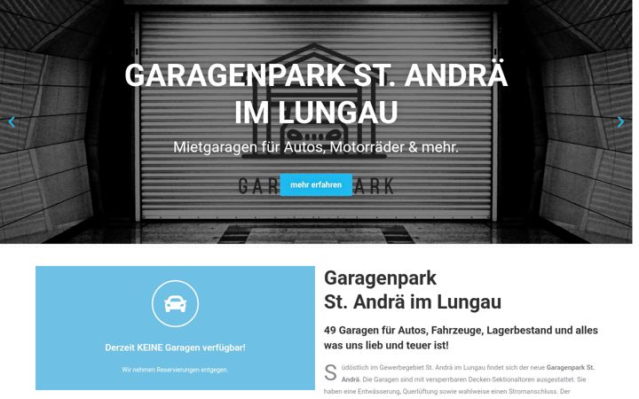 Screenshot of garagen-park.info