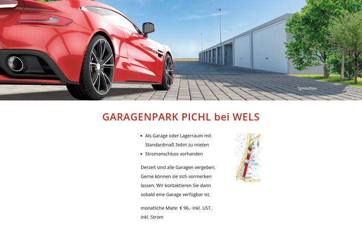 Screenshot of garagen-pichl.at