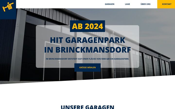 Screenshot of garagenpark-rostock.de