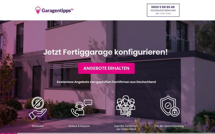 Screenshot of garagentipps.com