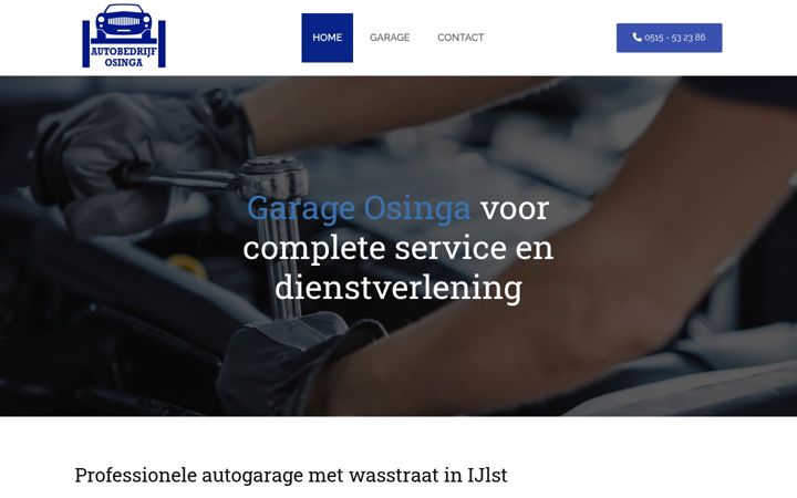 Screenshot of garageosinga.nl