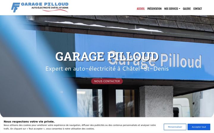 Screenshot of garagepilloud.ch