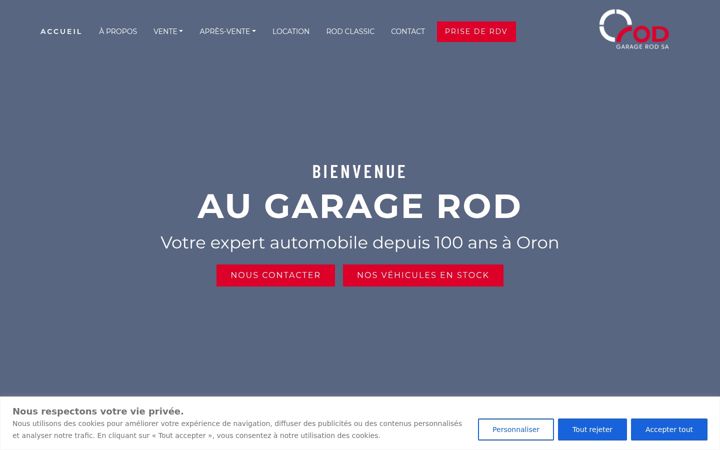 Screenshot of garagerod.ch
