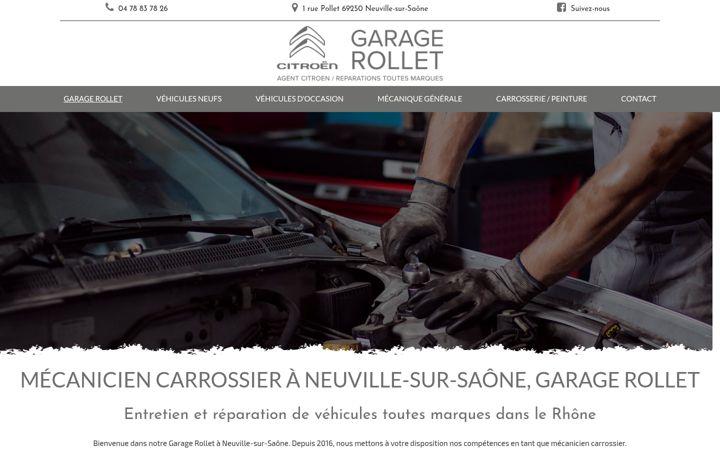 Screenshot of garagerollet.fr