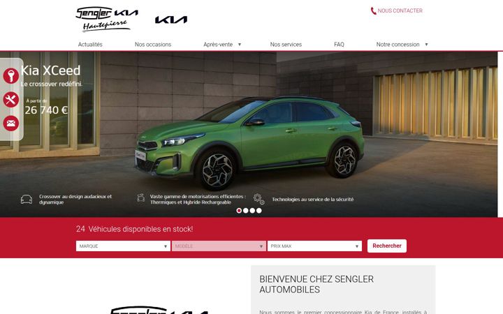 Screenshot of garagesengler.com
