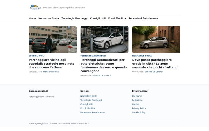 Screenshot of garagesergio.it