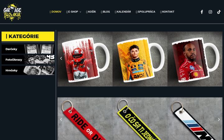 Screenshot of garageslovakia.sk