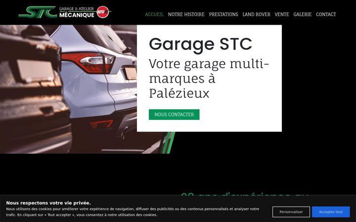 Screenshot of garagestc.com