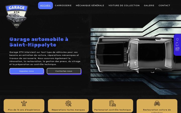 Screenshot of garagesth.fr