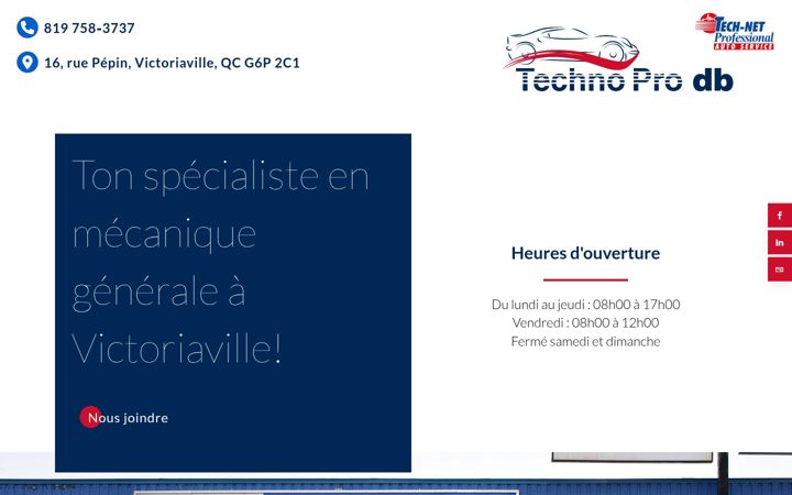 Screenshot of garagetechnopro.com