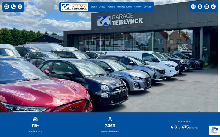 Screenshot of garageteirlynck.be