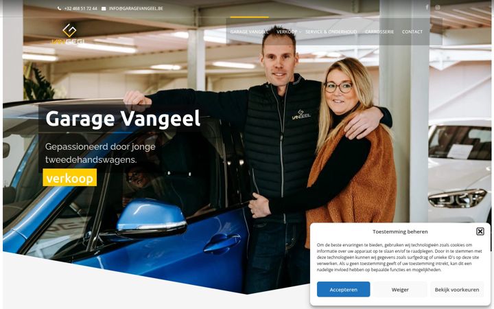 Screenshot of garagevangeel.be