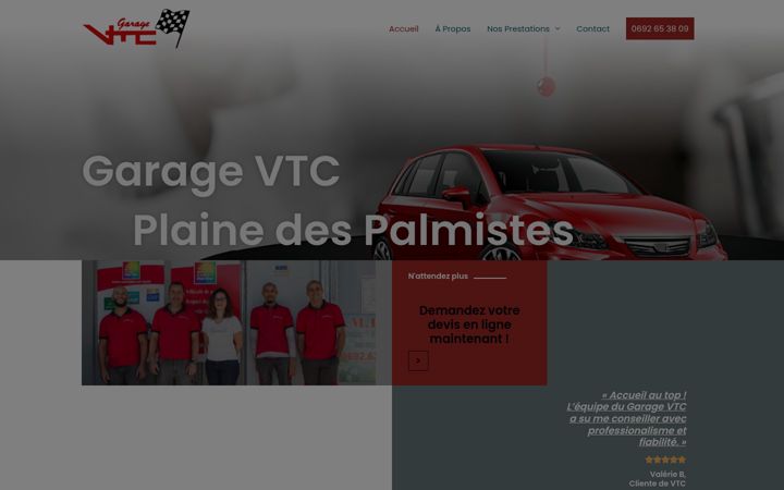 Screenshot of garagevtc.re