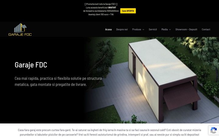 Screenshot of garaje-fdc.ro