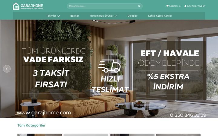 Screenshot of garajhome.com