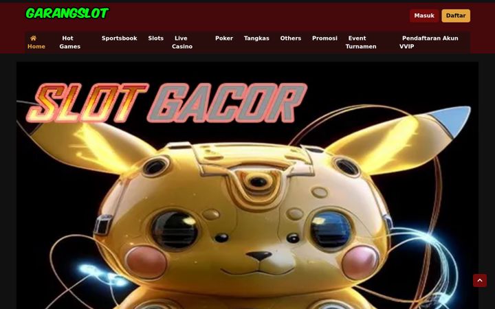 Screenshot of garangslot.com