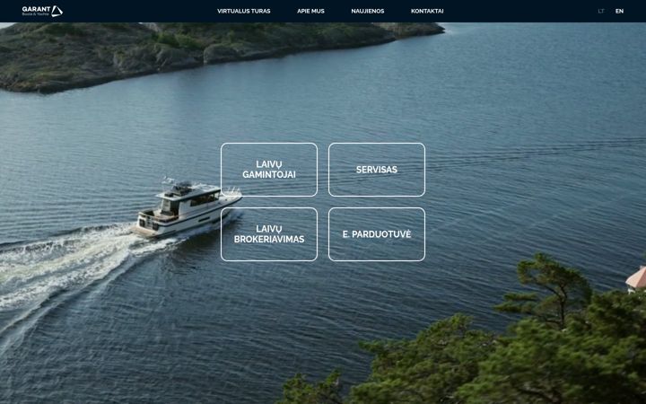 Screenshot of garantboats.eu