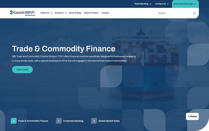 Screenshot of garantibank.eu