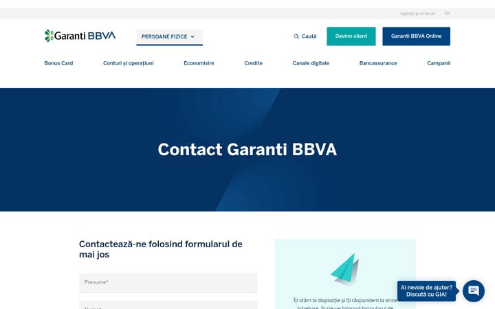 Screenshot of garanticreditedeconsum.ro