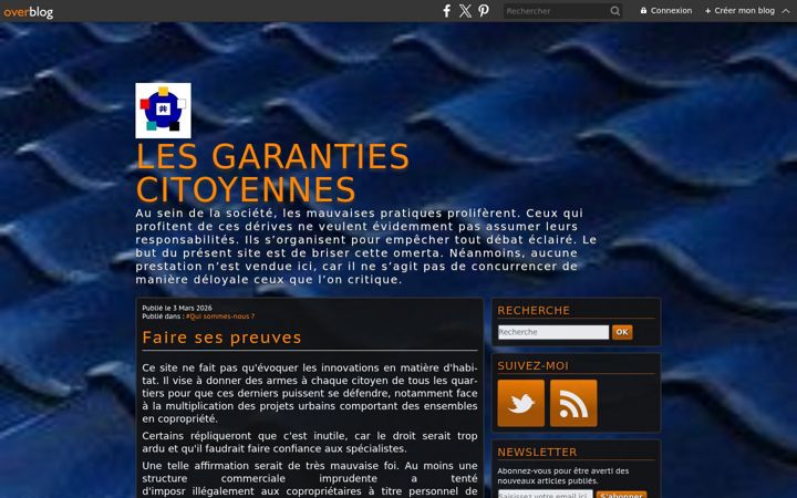 Screenshot of garantiescitoyennes.fr