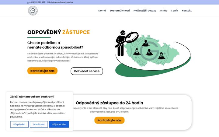 Screenshot of garantprozivnost.cz