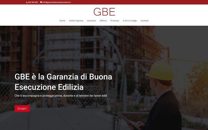 Screenshot of garanziabuonaesecuzione.it