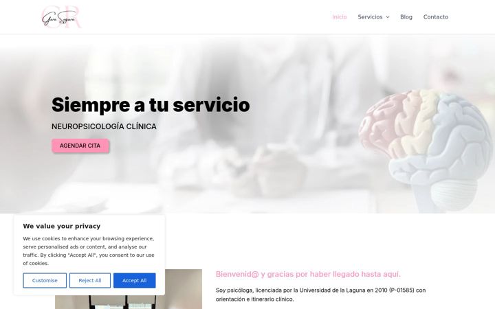 Screenshot of garasegura.es