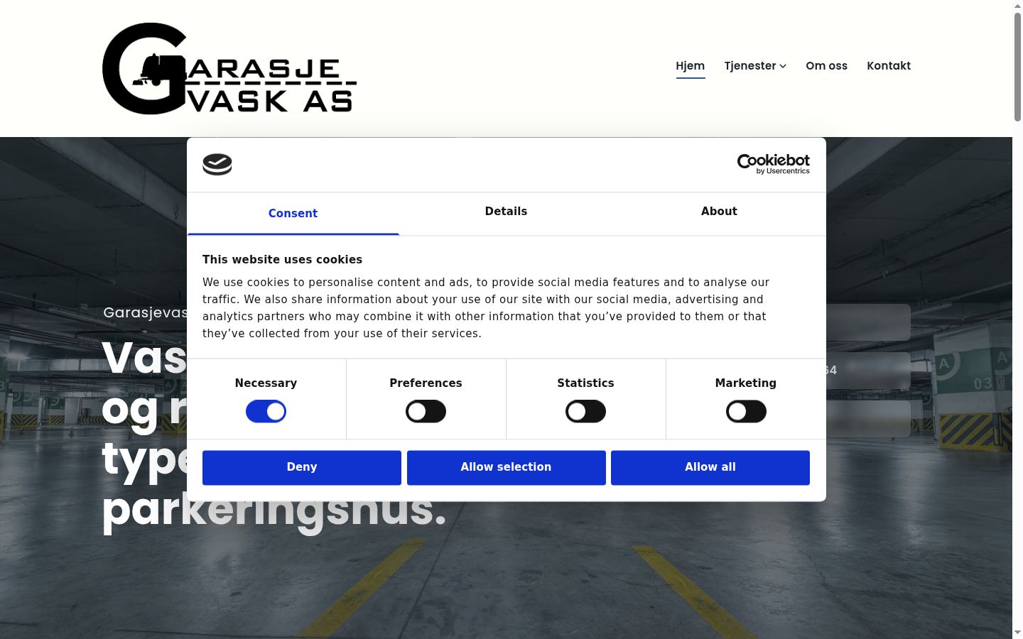 Zrzut ekranu banera zgody wyświetlanego przed jakąkolwiek interakcją