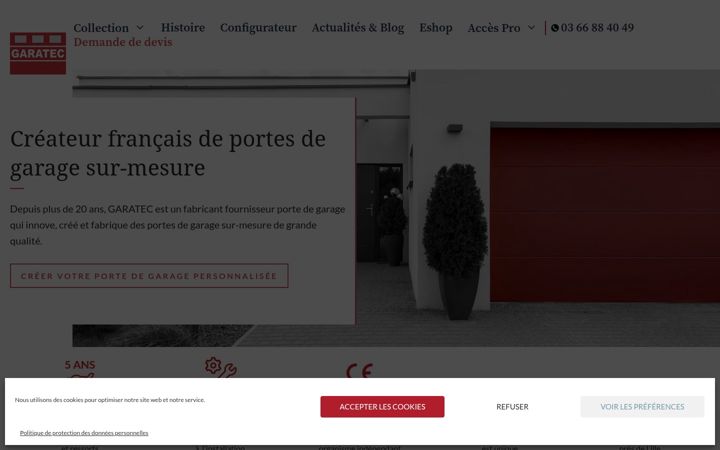 Screenshot of garatec.com
