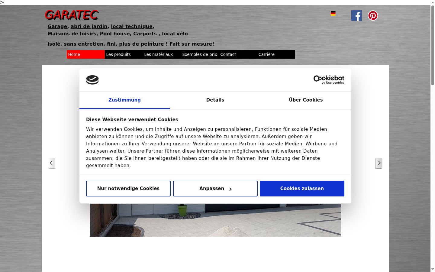 Posnetek zaslona pasice za privolitev, prikazane pred kakršno koli interakcijo