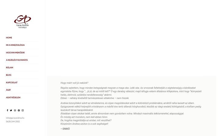 Screenshot of garayandrea.hu