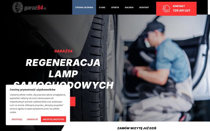 Screenshot of garaz54.pl