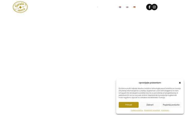 Screenshot of garazasnova.hr