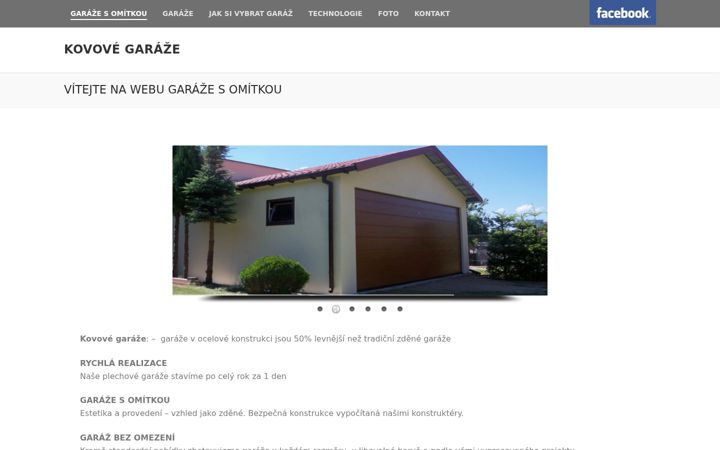 Screenshot of garazesomitkou.cz