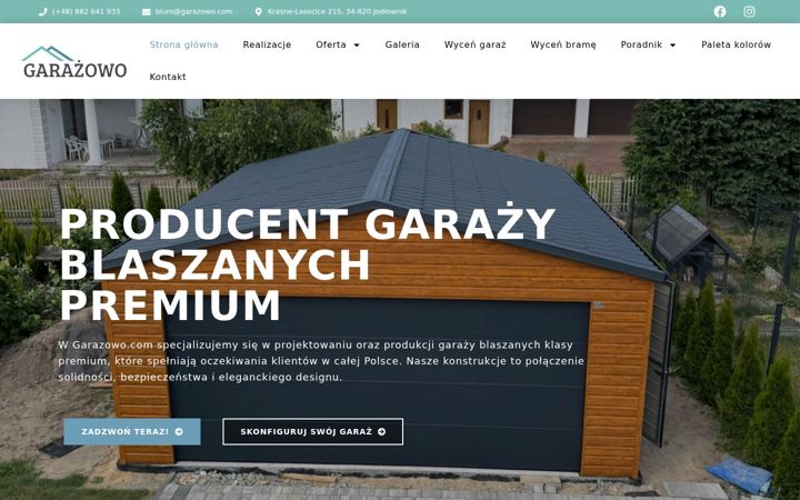 Screenshot of garazowo.com