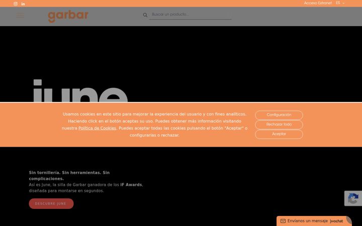 Screenshot of garbar.es