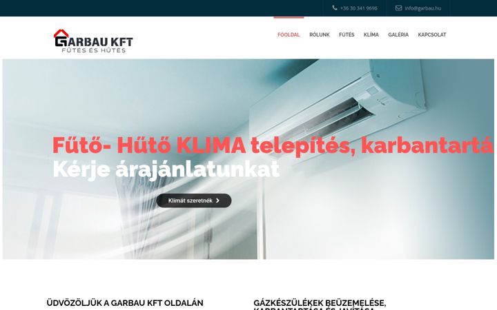 Screenshot of garbau.hu