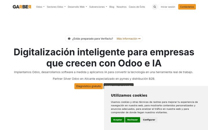Screenshot of garber.es